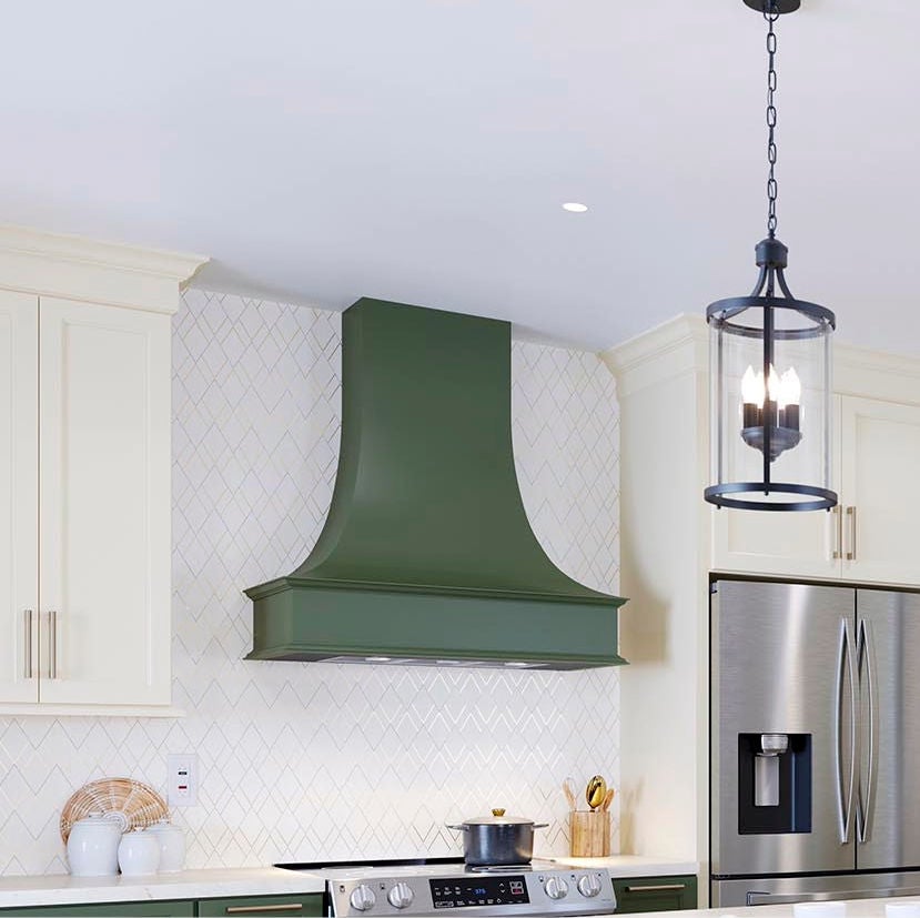 Painted Sage Artisan Range Hood